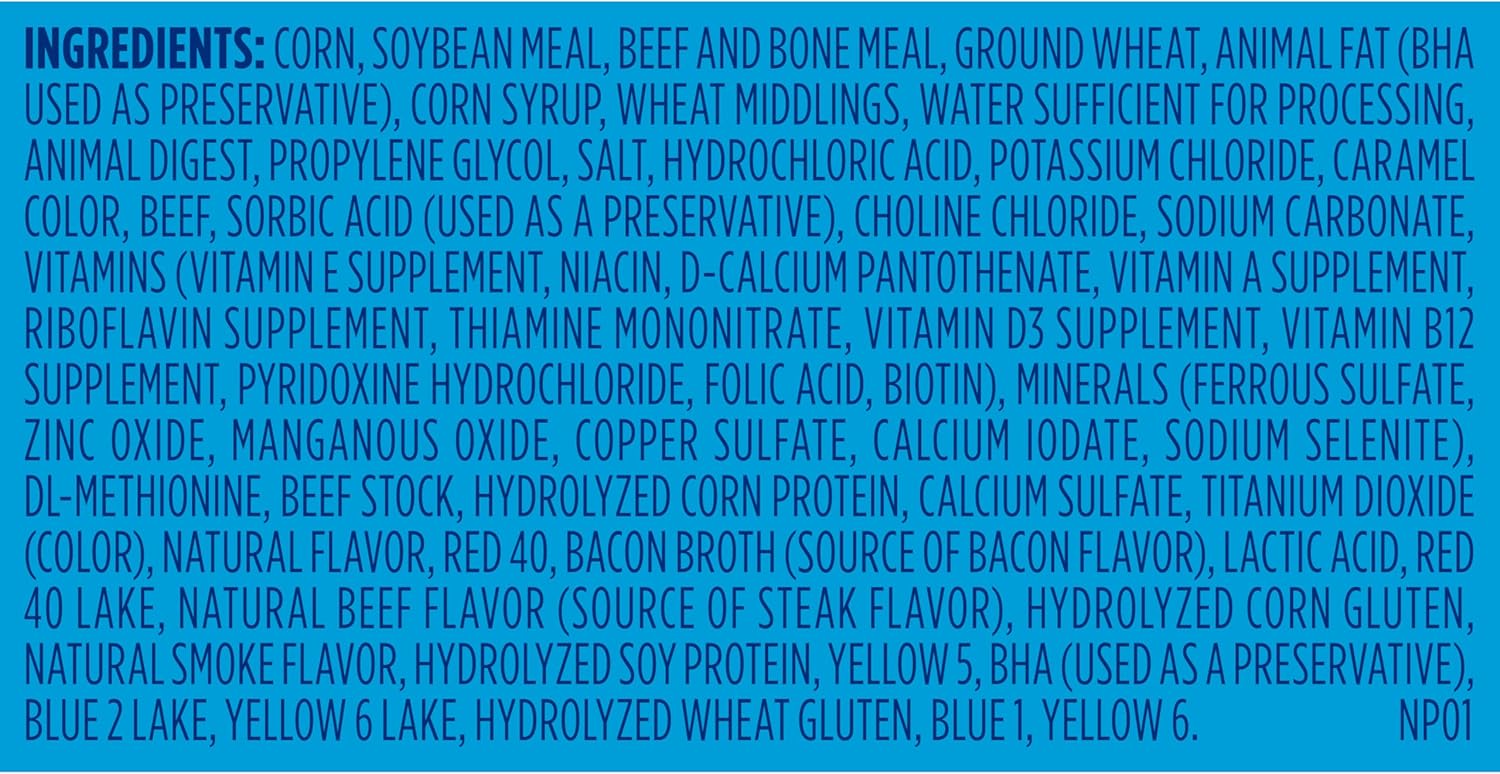 Mini Bits Small Breed Dry Dog Food, Savory Bacon & Steak Flavor for Adult Dogs, 3.5 Lb. Bag