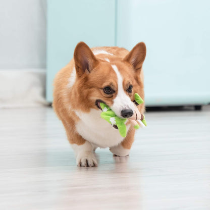 Dog Toy Yoda Plush Flattie Dog Toy - Officially Licensed - Small Soft Stuffingless Crinkle Chew Toys for All Dogs, 6 Inch